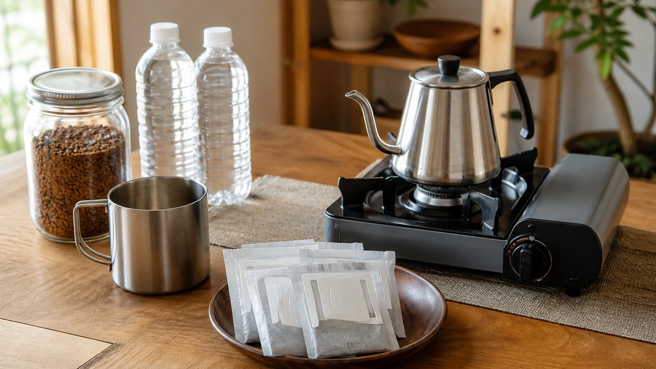 防災の日のコーヒー備え｜停電しても一杯を淹れるための道具と備蓄